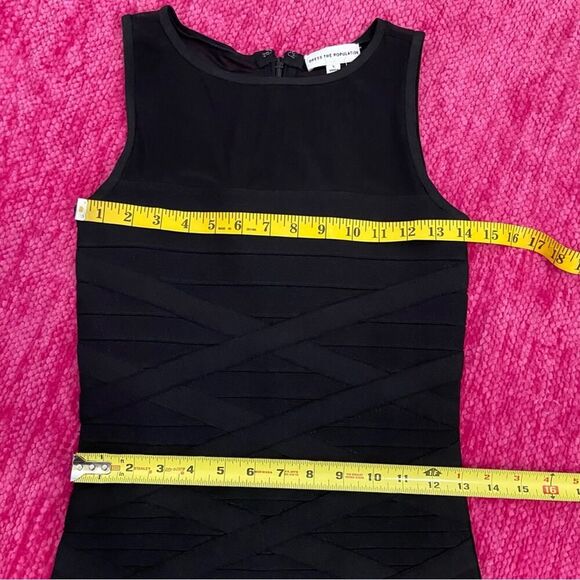 Dress The Population Ximena Bandage Bodycon Dress Black Size Small - Picture 9 of 13